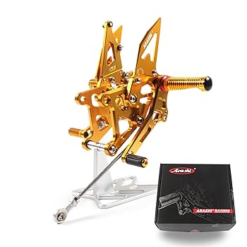 Amazon | Arashi CNC 調整可能 バックステップキット適合車種