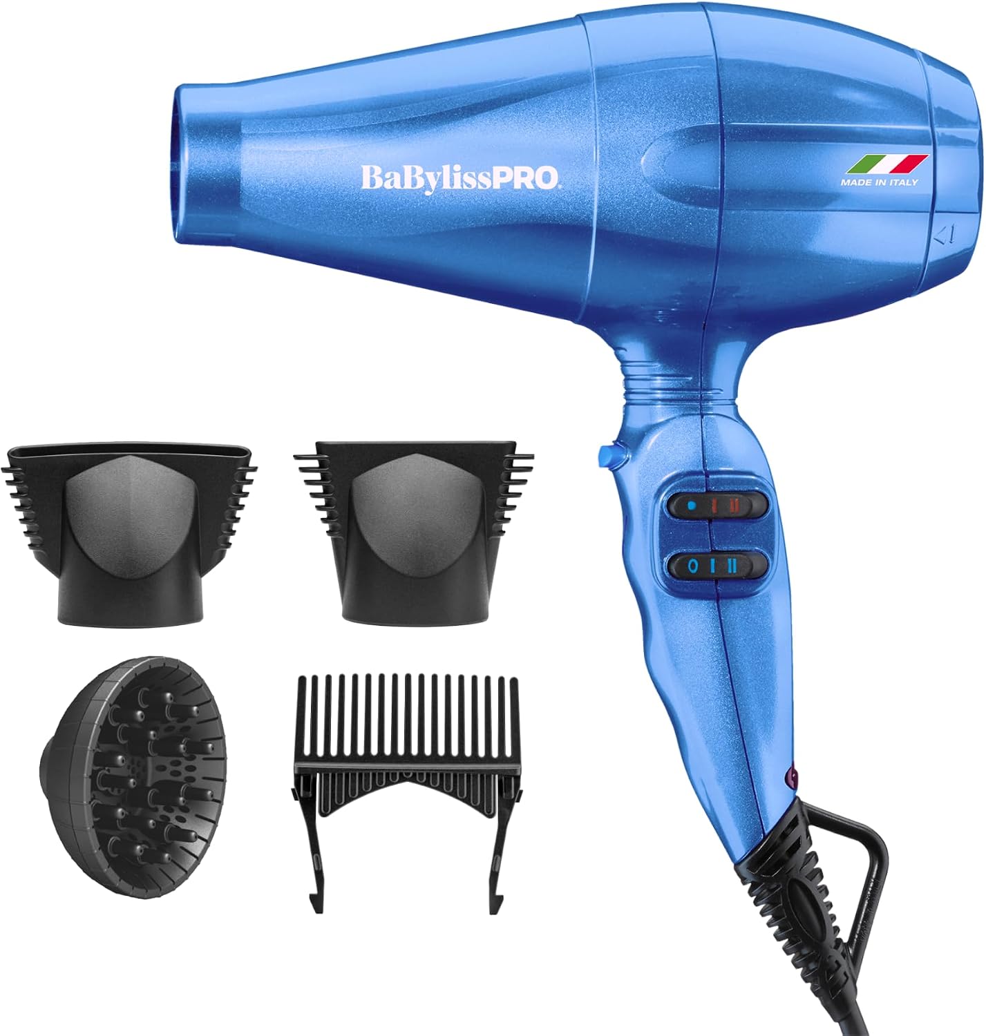 Nano Titanium Italian Portofino Hair Dryer - Professional 2000 Watt Blow Dryer