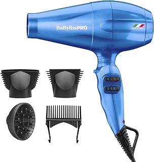 Secador de pelo Nano Titanium Italian Portofino - Secador profesional de 2000 vatios