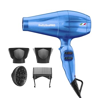 BaBylissPRO Nano Titanium Italian Portofino Hair Dryer - Professional 2000 Watt Blow Dryer