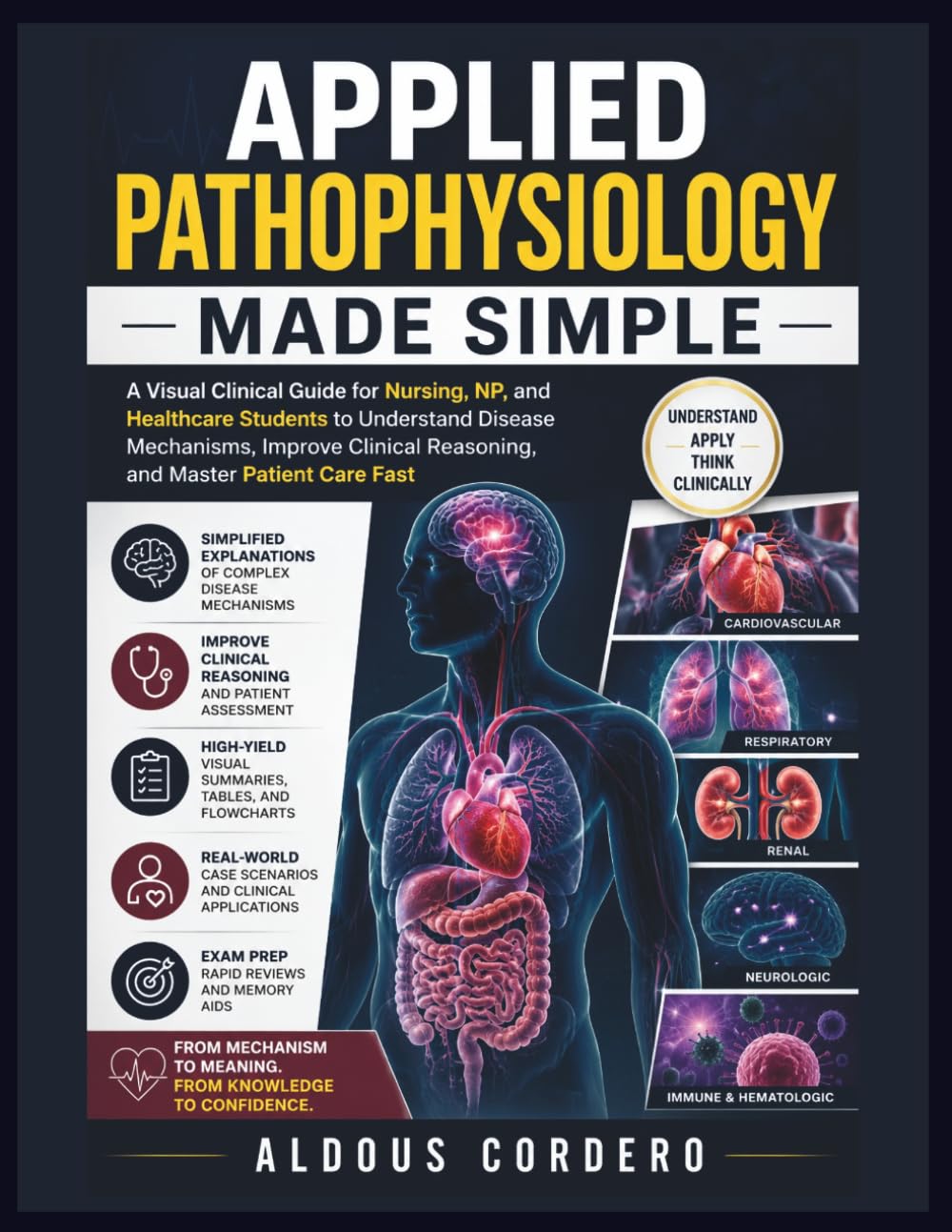 APPLIED PATHOPHYSIOLOGY MADE SIMPLE: A Visual Clinical Guide for Nursing, NP, and Healthcare Students to Understand Disease Mechanisms, Improve Clinical Reasoning, and Master Patient Care Fast