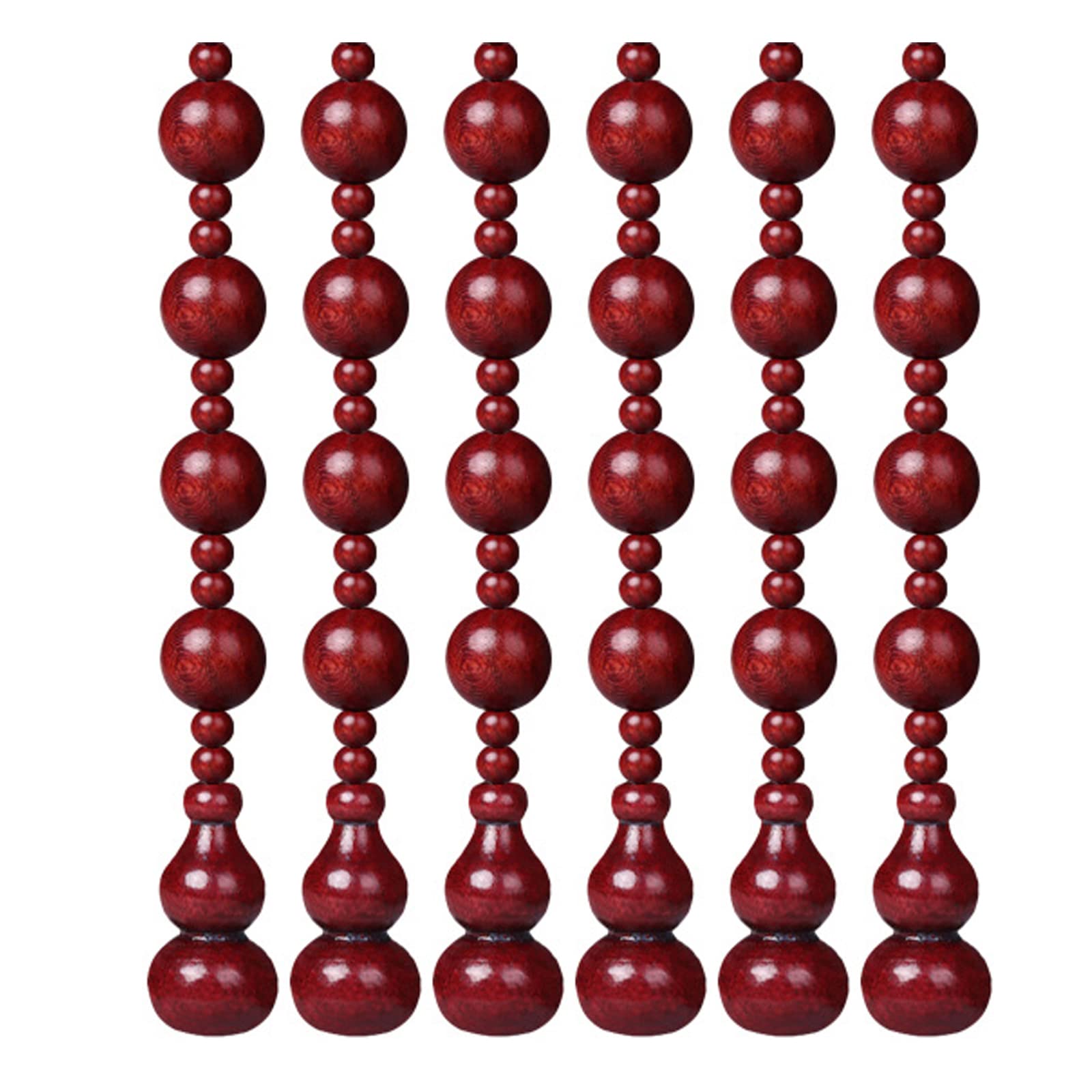Rideau De Perles en Bois,Cloisons Placards Rideaux,Rideaux de Perles Faits à La Main,Écran de Rideau de Porte de Style Rétro,Facile à Installer,Personnalisable (21 Strands-60x125cm)