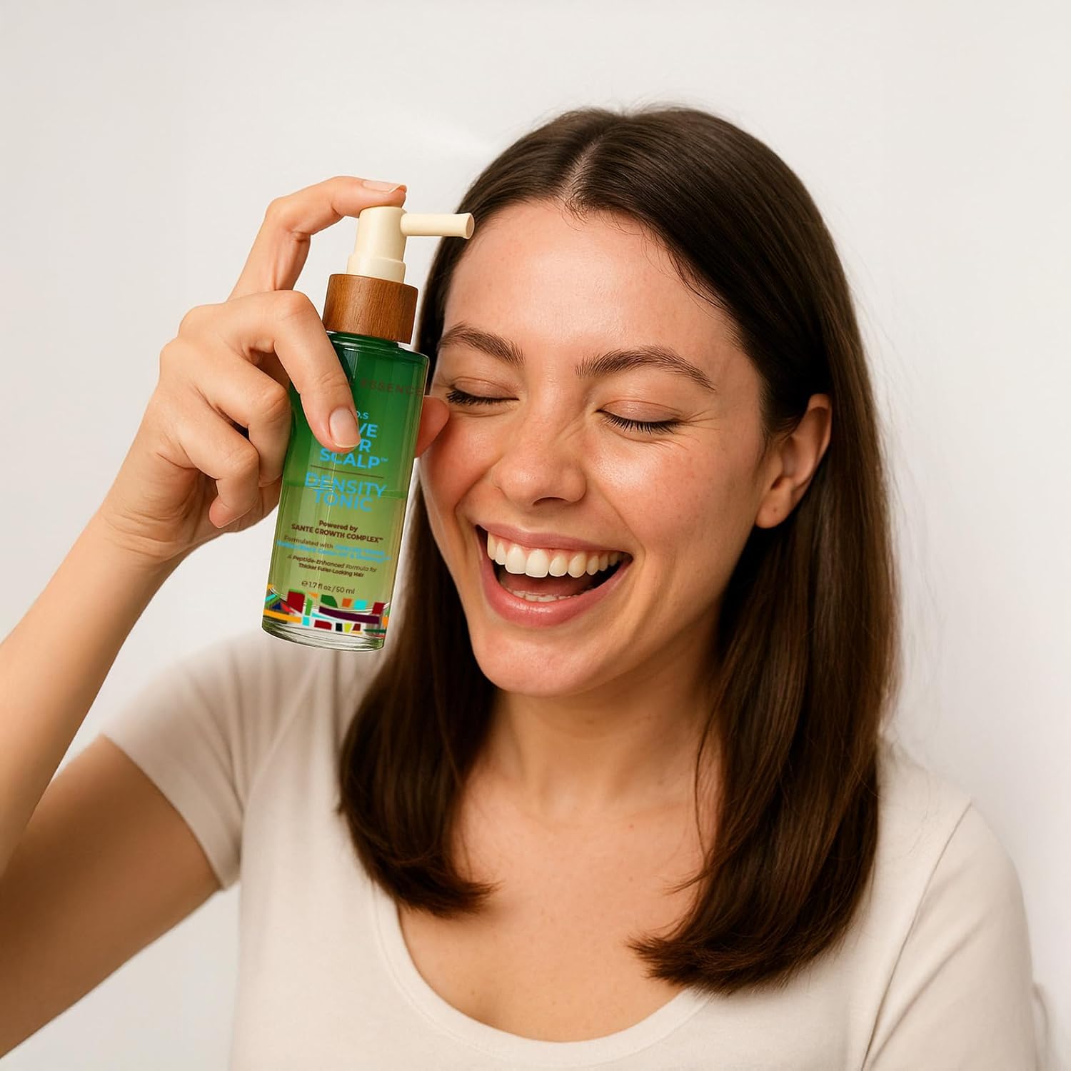 Kreyol Essence SOS Density Tonic with Growth Complex, Haitian Black Castor Oil & Redensyl™ – Fuller-Looking Hair, Frizz Control, Shine – 50 mL / 1.7 fl oz