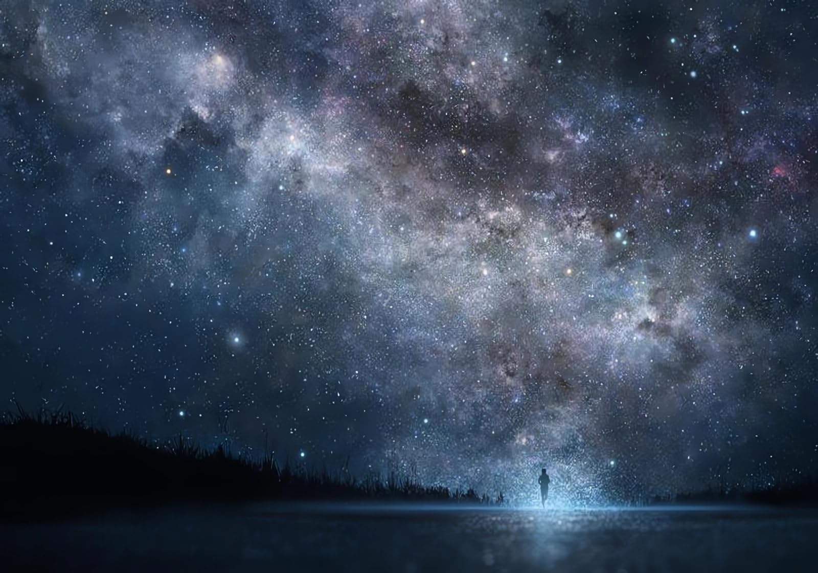 3D Universum Fototapete - Sternenhimmel Vliestapete Für Wohnzimmer & Schlafzimmer