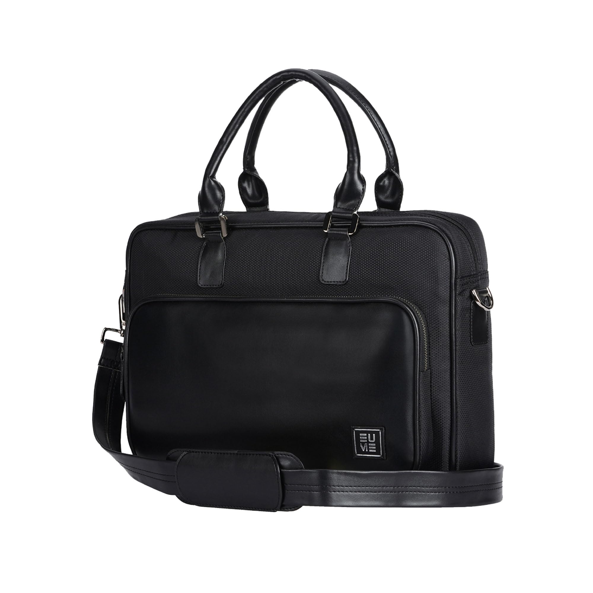 See full amazon price history chart for EUME Executive Laptop Bag for Men | Office Bag for Men & Women | With Padded Compartment | Vegan Leather & Nylon Fabric | Fits Up to 15.6" Laptop & MacBook, 15L, Charcoal Black EUME Executive Laptop Bag for Men | Office Bag for Men & Women | With Padded Compartment | Vegan Leather & Nylon Fabric | Fits Up to 15.6" Laptop & MacBook, 15L, Charcoal Black (B0CZXP12XN) Amazon Price History, Amazon Price Tracker