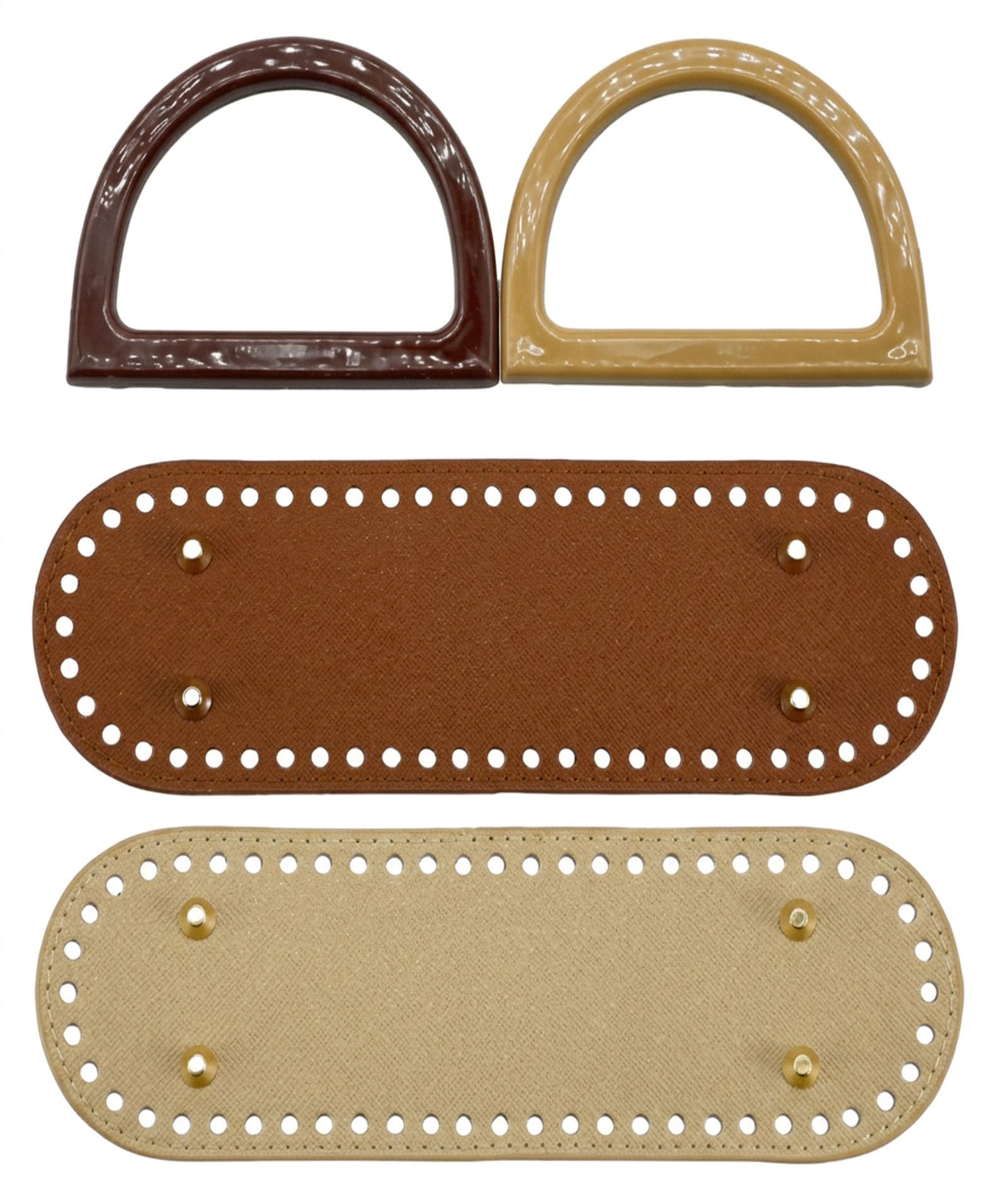 Truvart 4PCS Bag Strap, Bag Making Accessories, Set for DIY Custom Handbags, Two Bag Straps and Two Woven Bag Bases Included-image-9