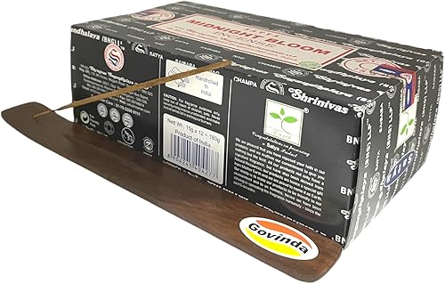 Miniatura 7 de Govinda Paquete de soporte para varillas de incienso con varillas de incienso Satya Bangalore (BNG) - 12 cajas x 0.53 oz