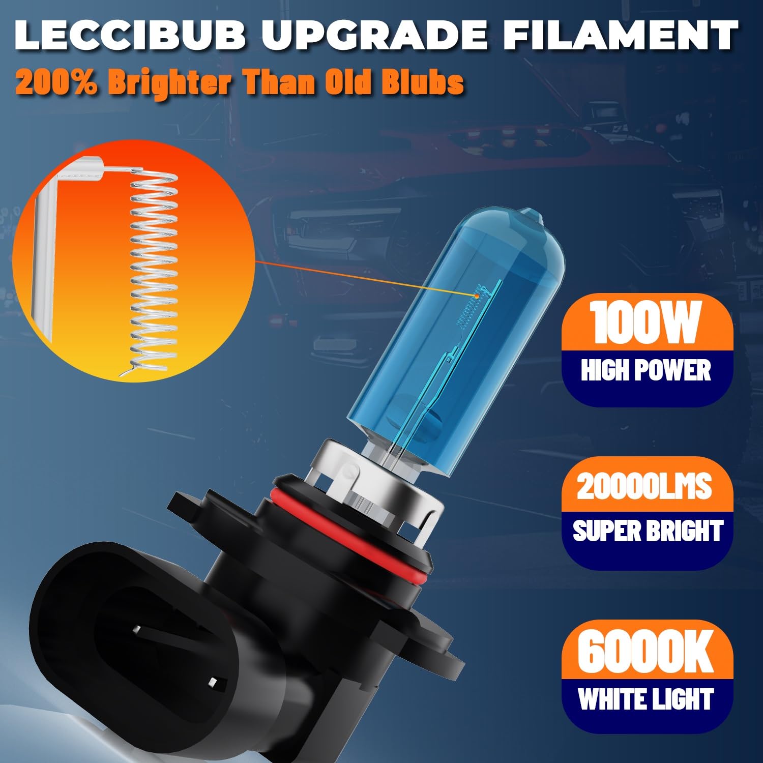 Amazon.com: LECCIBUB Headlight Bulbs Compatible With Dodge Charger  2006-2009, 9005+9006 High Low Beam + 9145 Fog Lights Halogen Light Bulb  Combo, Super Bright 6000K White, Plug and Play, Pack of 6 : Automotive