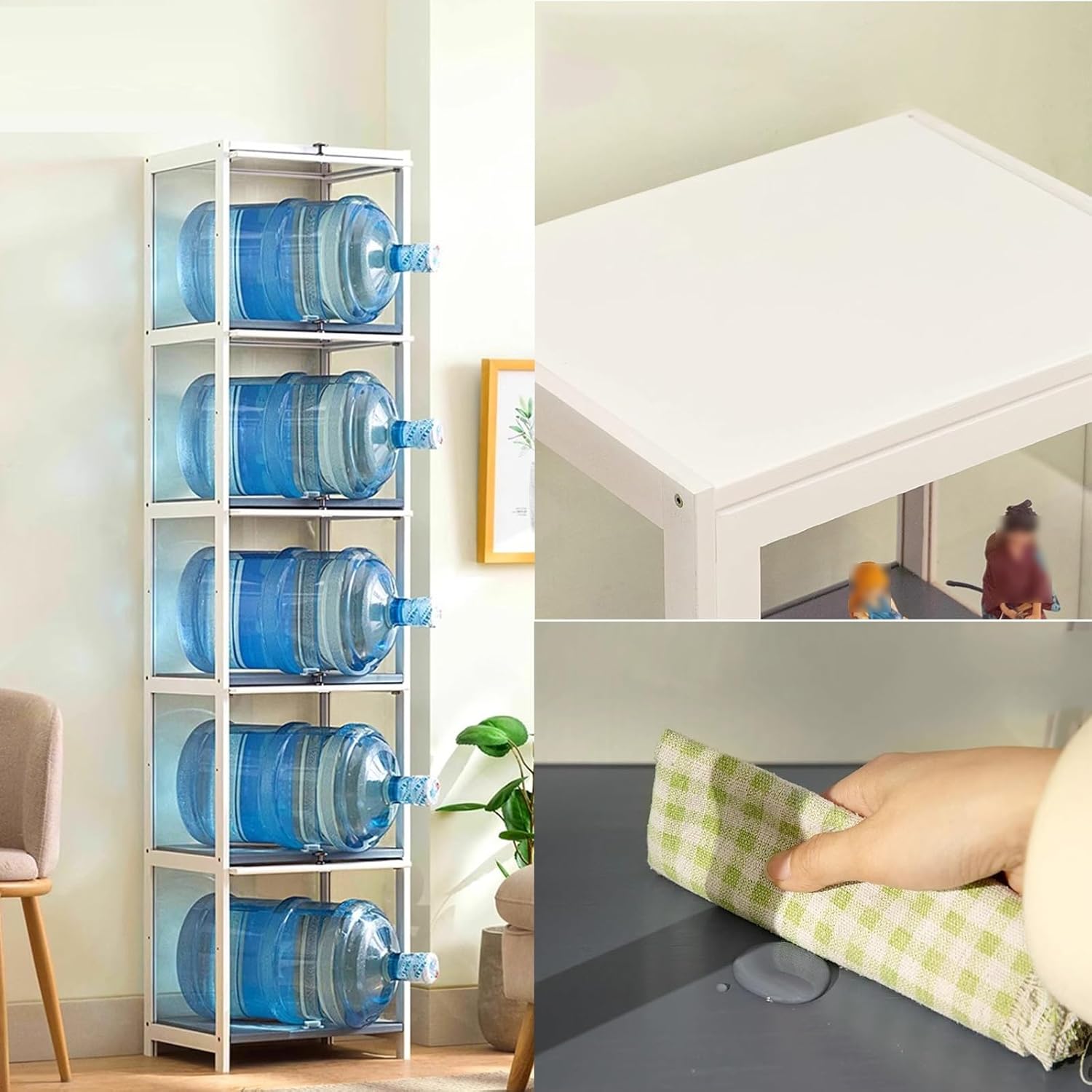 Display Cabinet Toys Display Shelf，Display Cabinet for Collectibles/Flip Door Cabinet Display Shelf，Curio Cabinet，Display Case with Acrylic Cabinet Door，Cabinet Doorsealed Dustproof Easy to