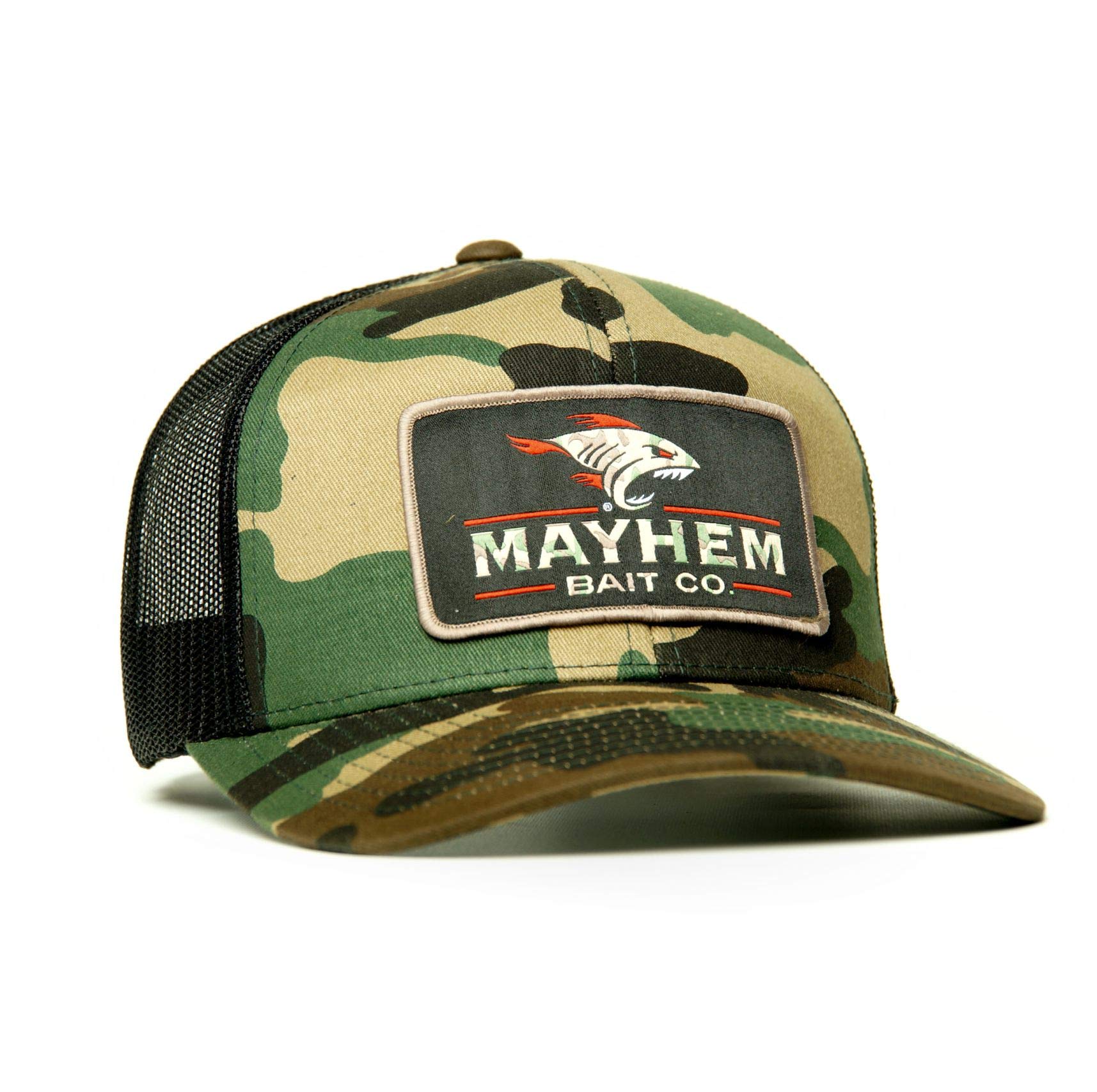 Liquid Mayhem Mesh Back Snap Back Hat. Perfect for The Outdoorsman That Loves Fishing and Hunting