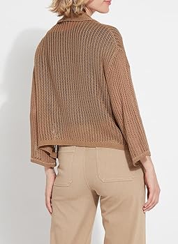 pois double mesh Cardigan【beige】 pois♡double mesh Cardigan【beige】