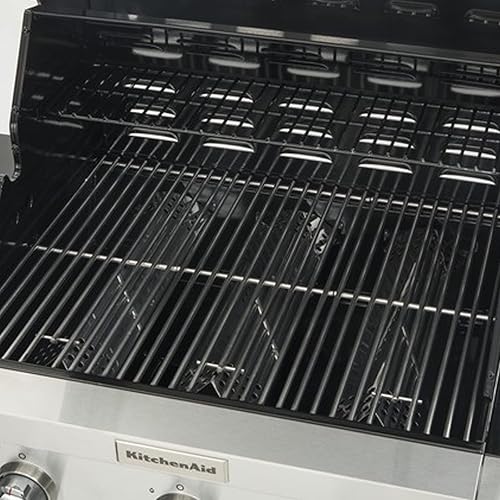 Miniatura 6 de BQMAX Piezas de repuesto para parrilla de 3 quemadores Kitchen Aid 720-0953, 720-0953A, 720-0953B, 730-0953A, 730-0953B, rejilla de cocción de acero