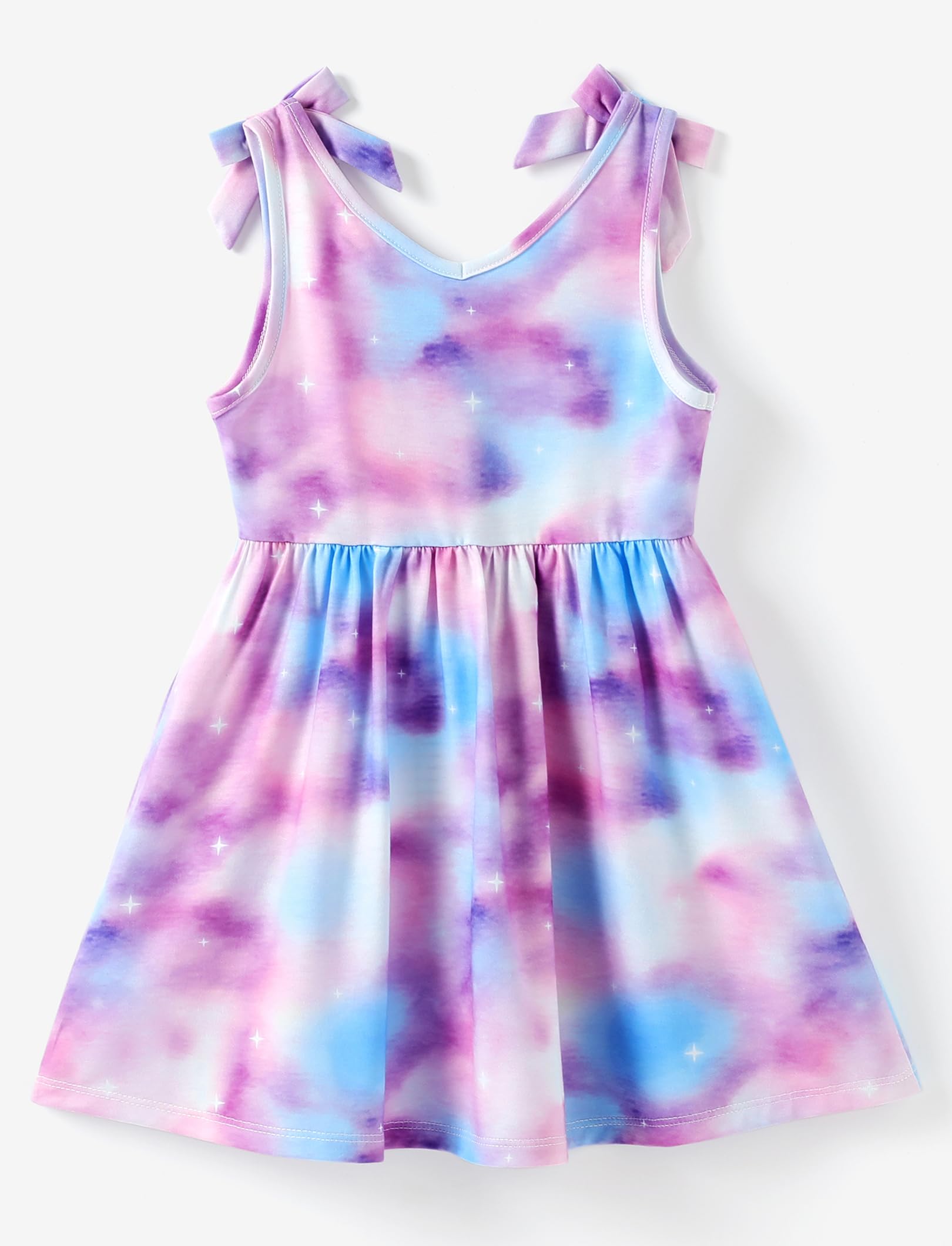 PATPAT Abiti Bambina e Ragazze Vestiti Bambina Eleganti, Vestito Bambina con Spalline Farfalla e Svasatura A-Line, Abbigliamento Bambina età 12 Mesi-10 Anni