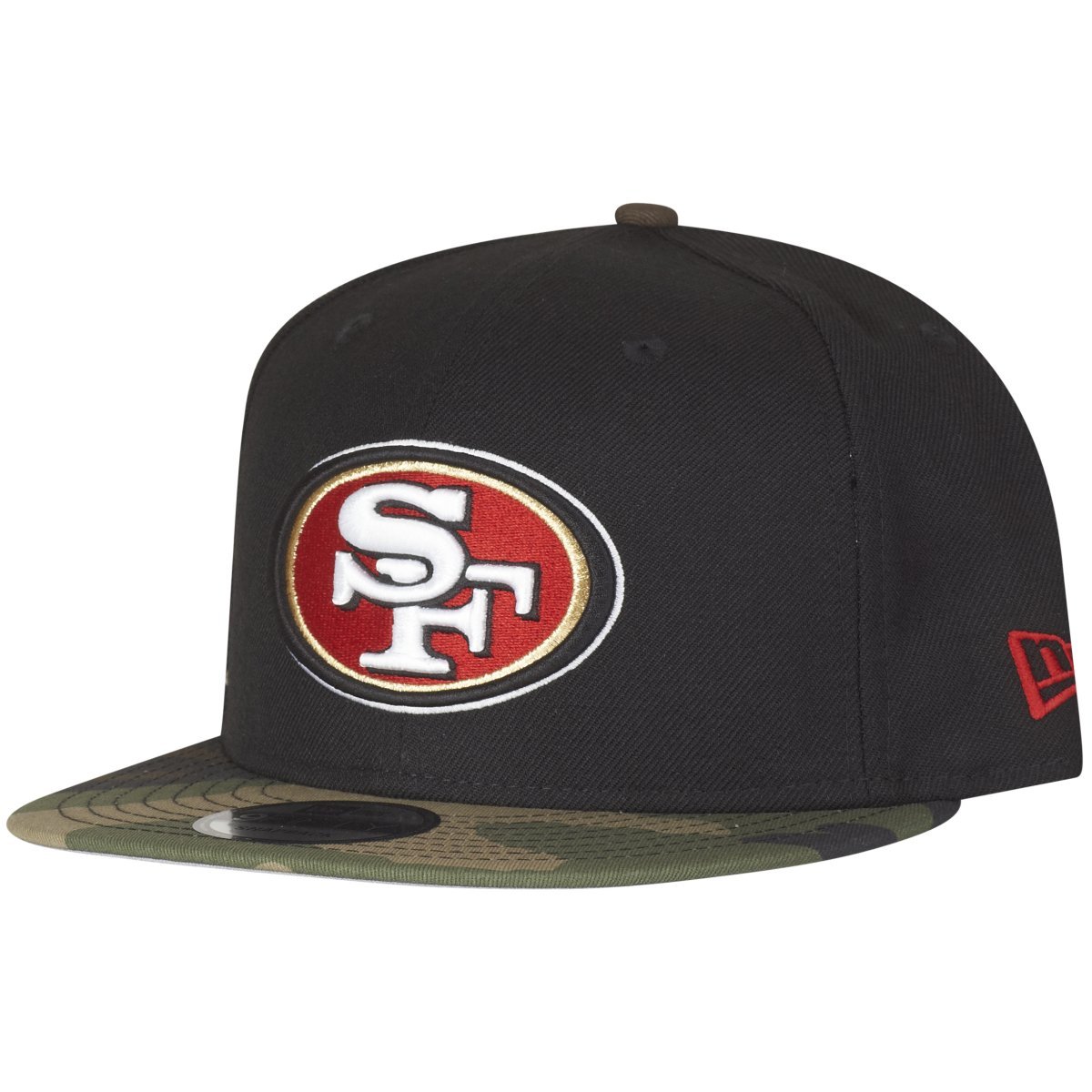 New Era Men's Black 9Fifty Snapback Cap - San Francisco 49Ers Camo