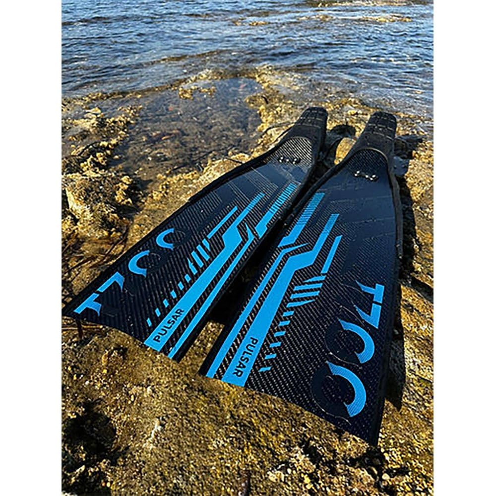 EPSEALON Aletas Carbone Pulsar T700 (Soft) Caza submarina buceo apnea apnea Freediving Spearfishing Fins