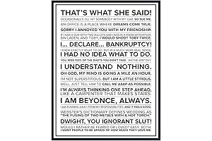 LARGE 11X14 The Office Merchandise Michael Scott Tapestry