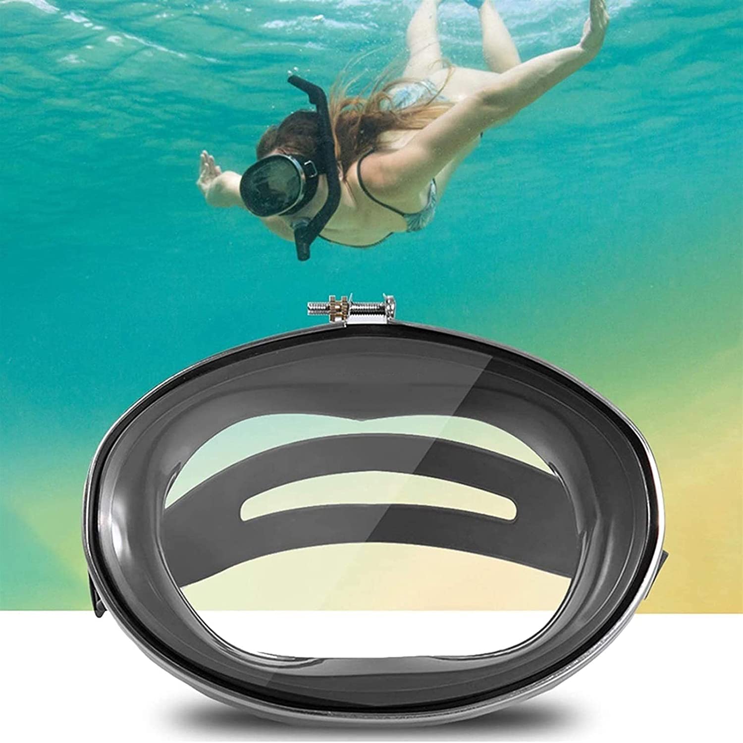 Tauchmasken, Schnorchelmaske, professionelle Unterwasser-Erwachsene, beschlagfrei, UV-wasserdicht, Taucherbrille, Schwimmen, Angeln, Schwimmbrille für Männer und Frauen