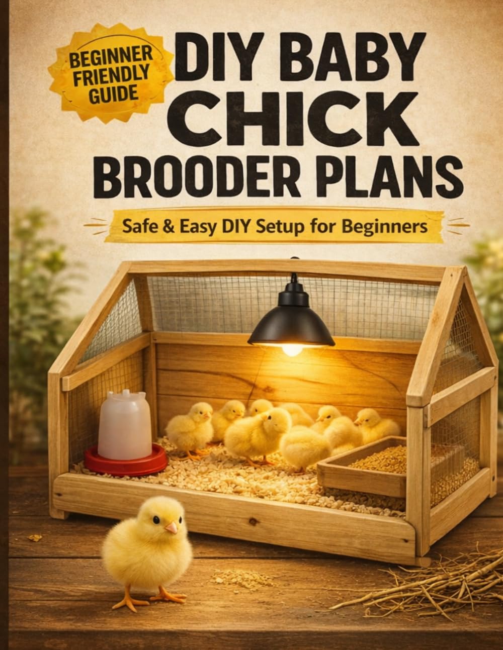 DIY Baby Chick Brooder Plans: Easy Step-by-Step Guide to Build a Safe and Warm Chick Brooder for Beginners