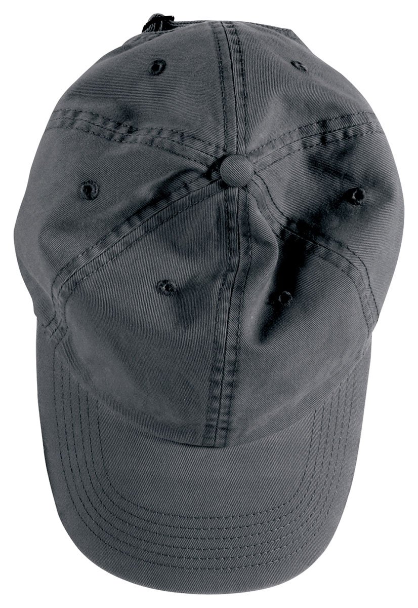 Authentic PigmentDirect-Dyed Cotton Twill Cap, Black, One Size