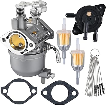 Carburetor Tune Up Kit Fits for EZGO Engine RXV 2008, Gas Golf Carts 2010-2015 TXT, 2010-2014 Valor with Fuel Pump, Carb for 13HP FJ400D Engine Motor Golf Cart