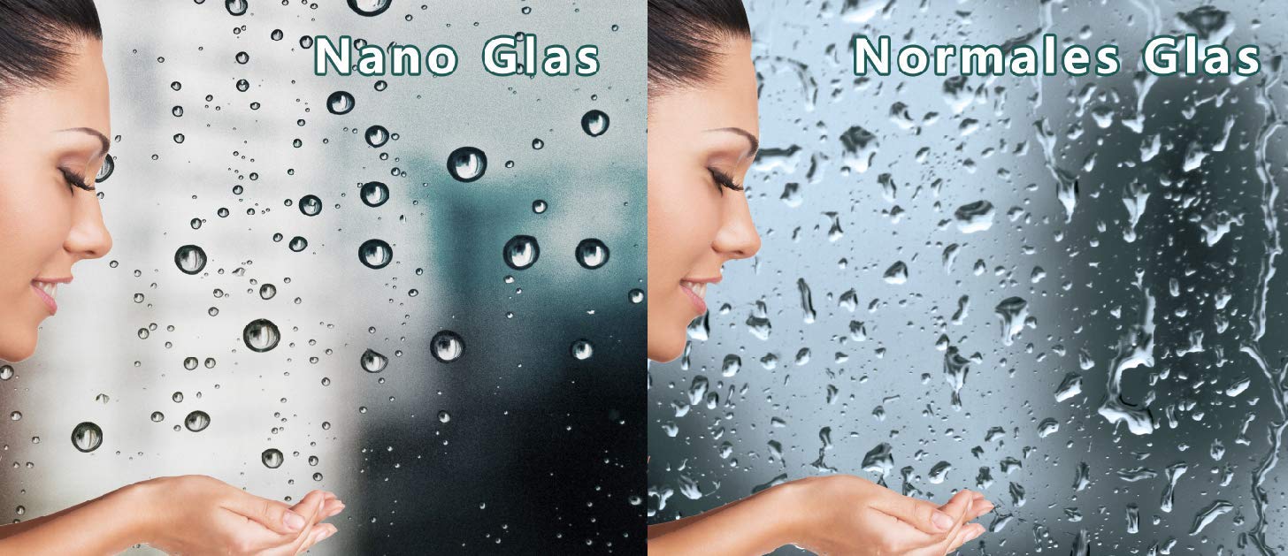 IMPTS Duschtür 80cm Pendeltür Dusche Nischentür Drehtür Einzeltür Duschabtrennung Glas Schwingtür Nische,195cm Höhe