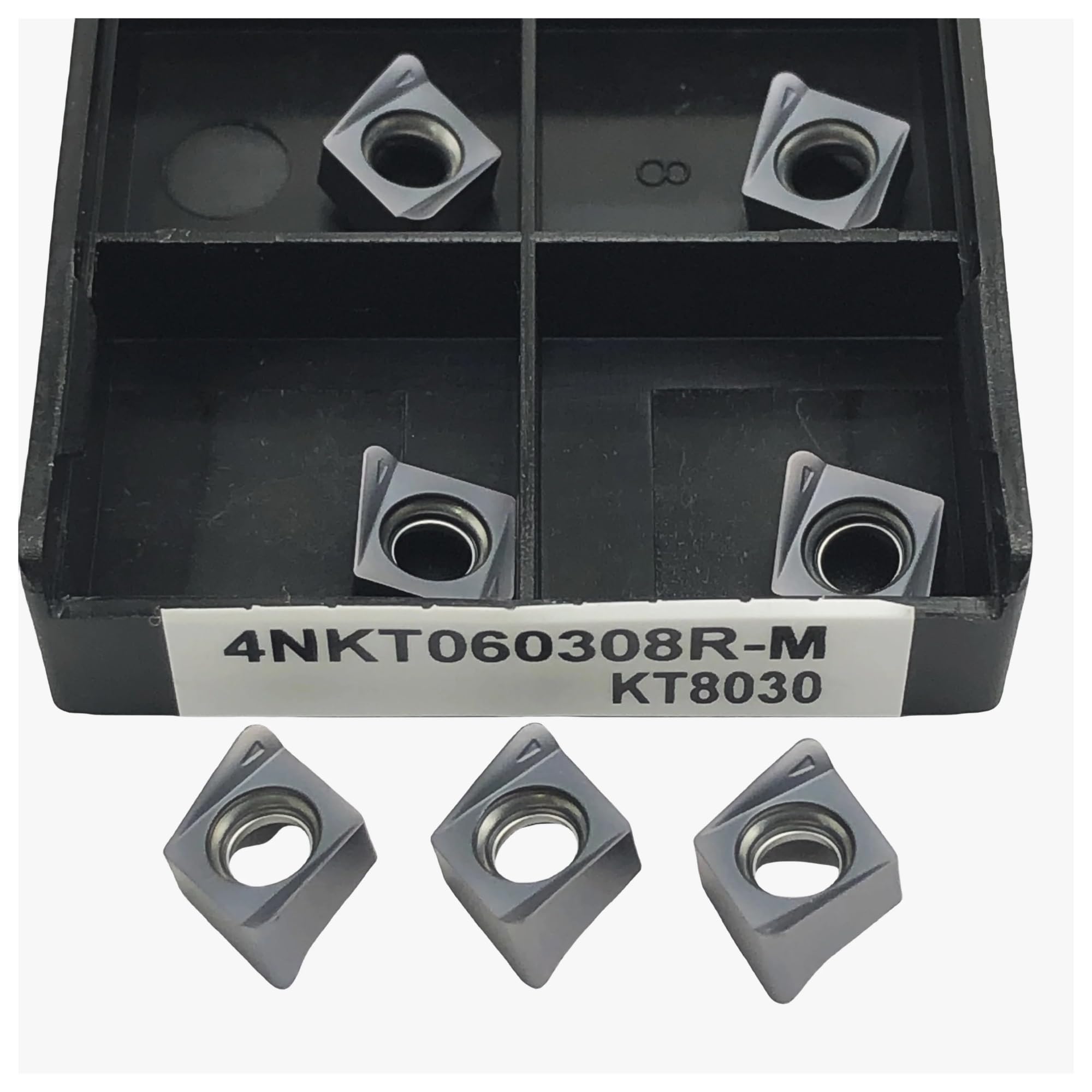 Insert carbure 4NKT060308 KT8030 pour éliminer les vibrations en fraisage de surfaçage