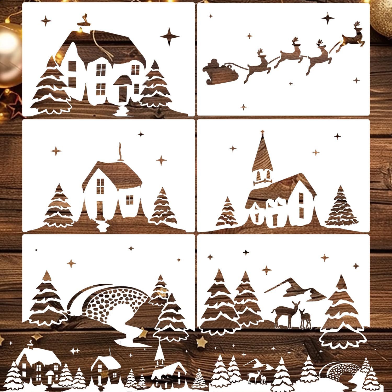 Amazon.com : Christmas Stencils for Window Glass Large Christmas Stencil Reusable 58.5” Winter Forest House Village Holiday Drawing Templates for Painting on Window Wall Doormat Glass Wood : Arts, Crafts & Sewing amazon-com-christmas-stencils-for-window-glass-large-christmas-stencil-reusable-58-5-winter-forest-house-village-holiday-drawing-templates-for-painting-on-window-wall-doormat-glass-wood-arts-crafts-sewing