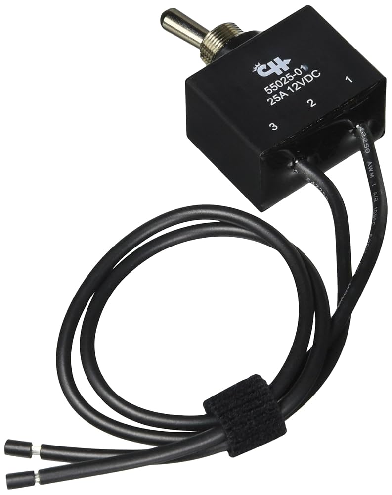 Amazon.com: Cole Hersee 55025-01-BP SPST Toggle Switch (Off