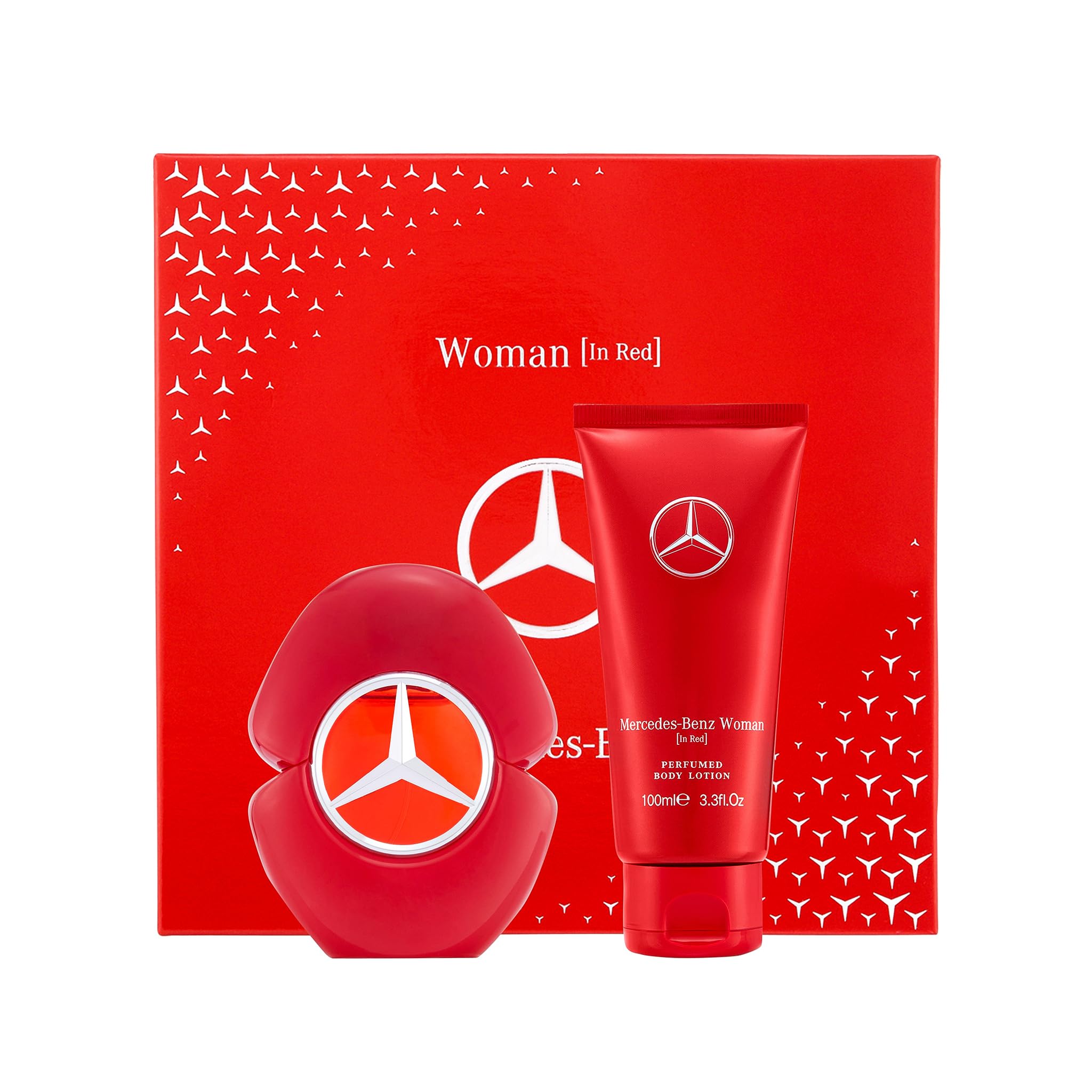 Mercedes-Benz Woman In Red Gift Set for Women | Eau de Parfum 60ml & Body Lotion 100ml | Luxury Fragrance Set-image-25