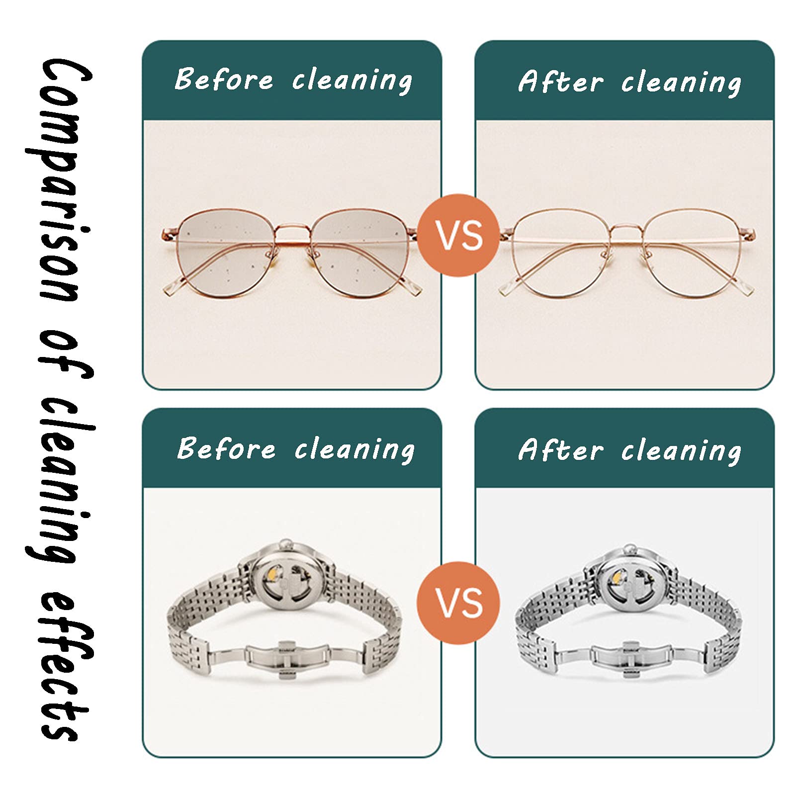 Limpiador Ultrasónico 400ml Pequeño Hogar Profesional para Pulir Joyas De Anillos replicas De Gafas. Dentaduras Postizas. Monedas. Piezas De Metal Y Más