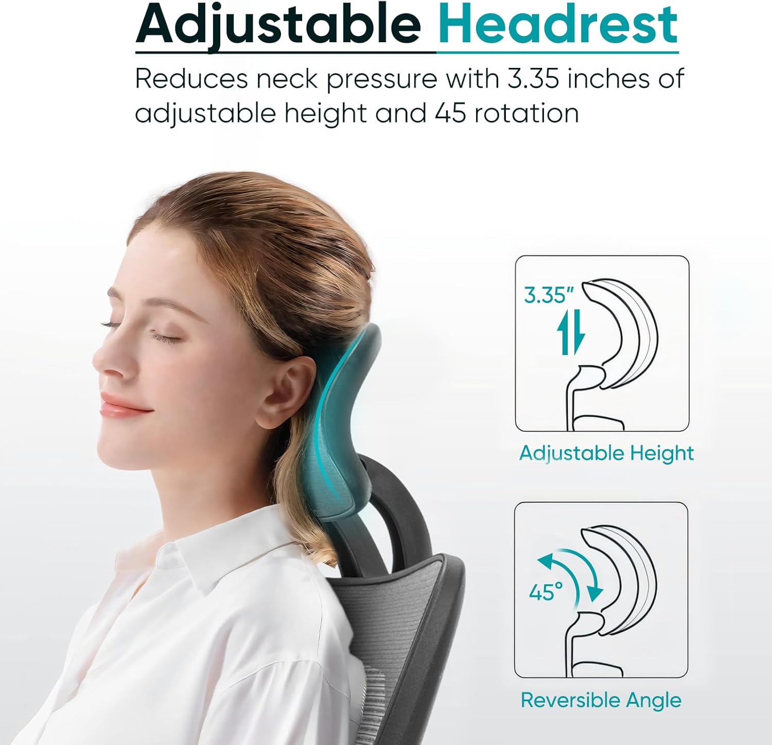 Encosto de cabeça ajustável