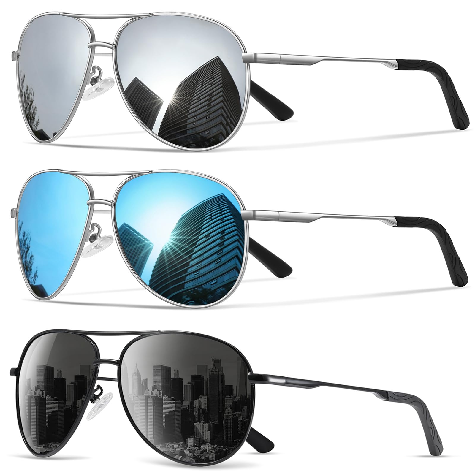 Sunglasses Men Polarized Aviator Sunglasses for Men and Women