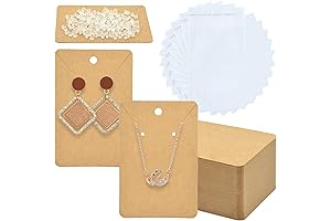 120 Mixed Style Exhibidores y Empaques Set for Jewelry and Accessories