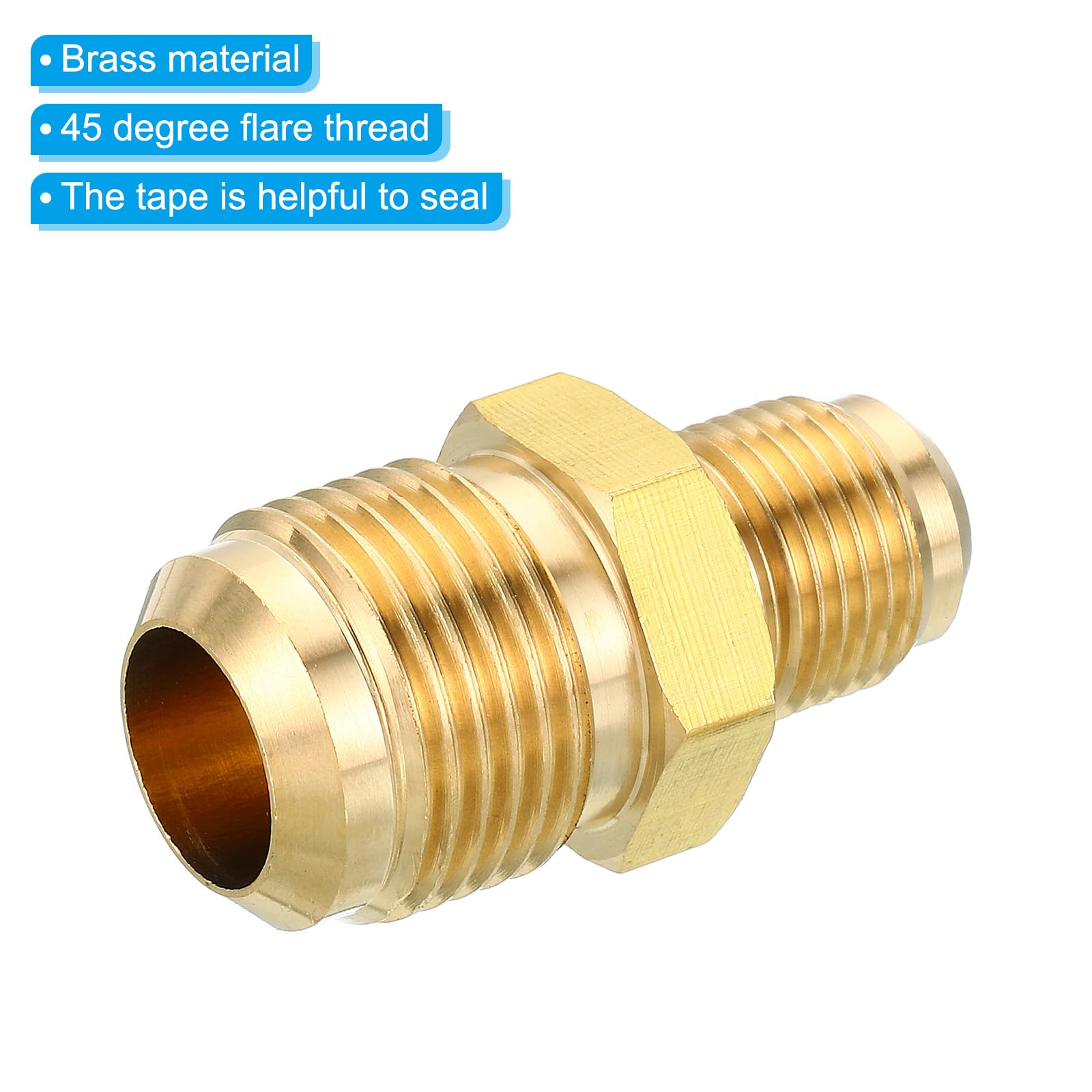 1/2 Giardino Tubo Ottone Riparazione Estremità Kit Acqua Maschio Female