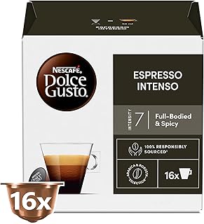 قهوة اسبريسو انتنسو من نسكافيه دولتشي جوستو، 16 كبسولة، اسود