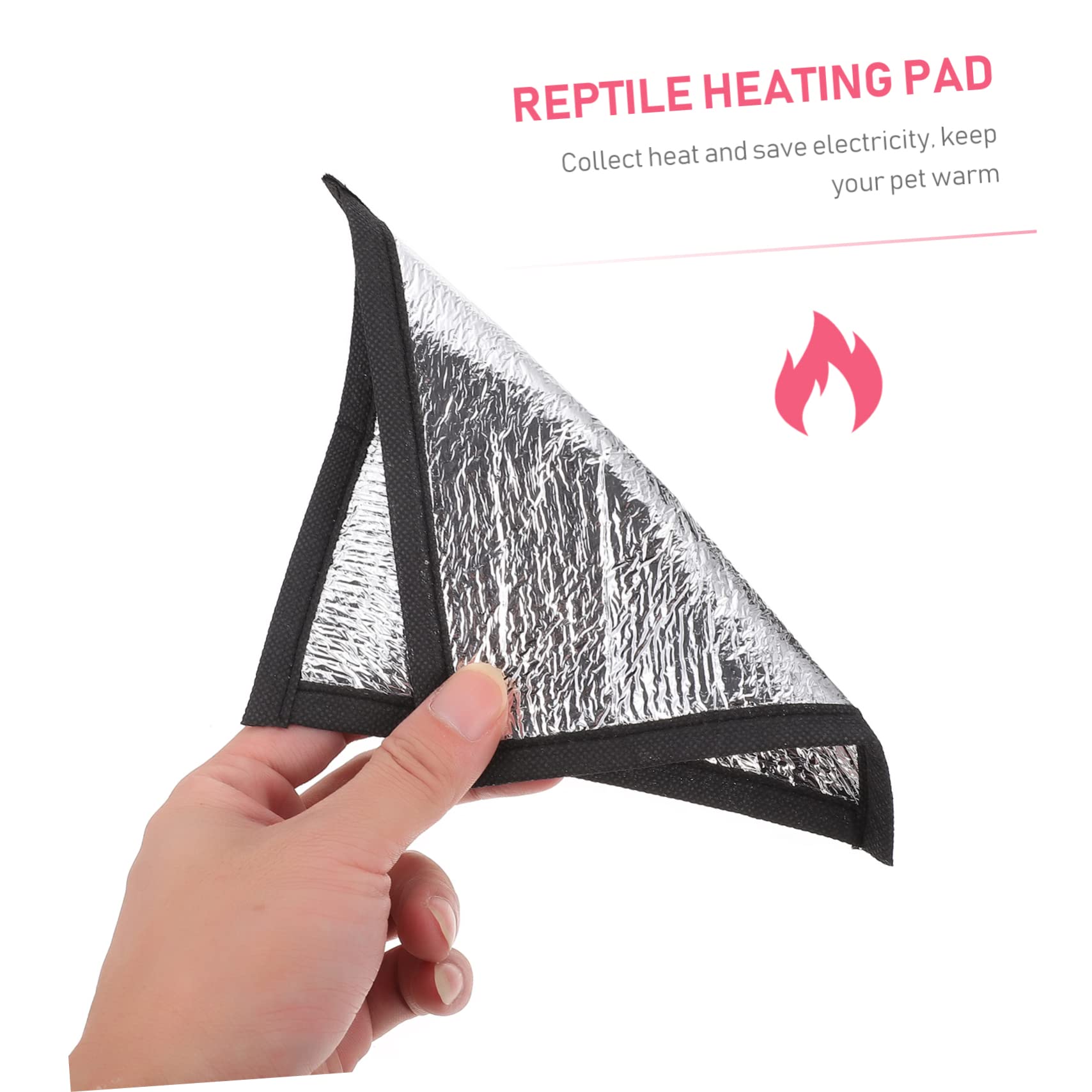 VICASKY 3Pcs Terrarium Insulation Mat for Reptiles Heated Pet Pad with Reflective Film Lightweight Energy Saving for Snakes Pets Provides Warmth Cold Days