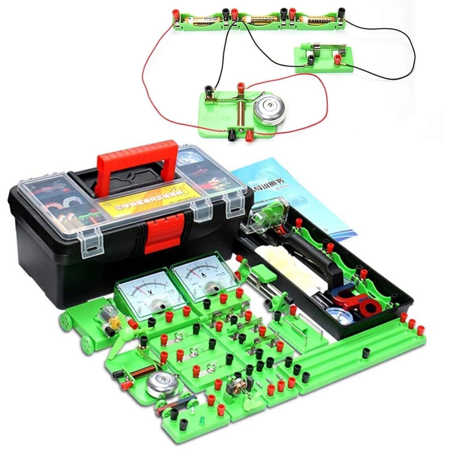Exploring The Current of Series Circuits and Parallel Circuits Measure Voltage Using A Voltmeter Electrical Experiment Box Circuit Experiment Set Science