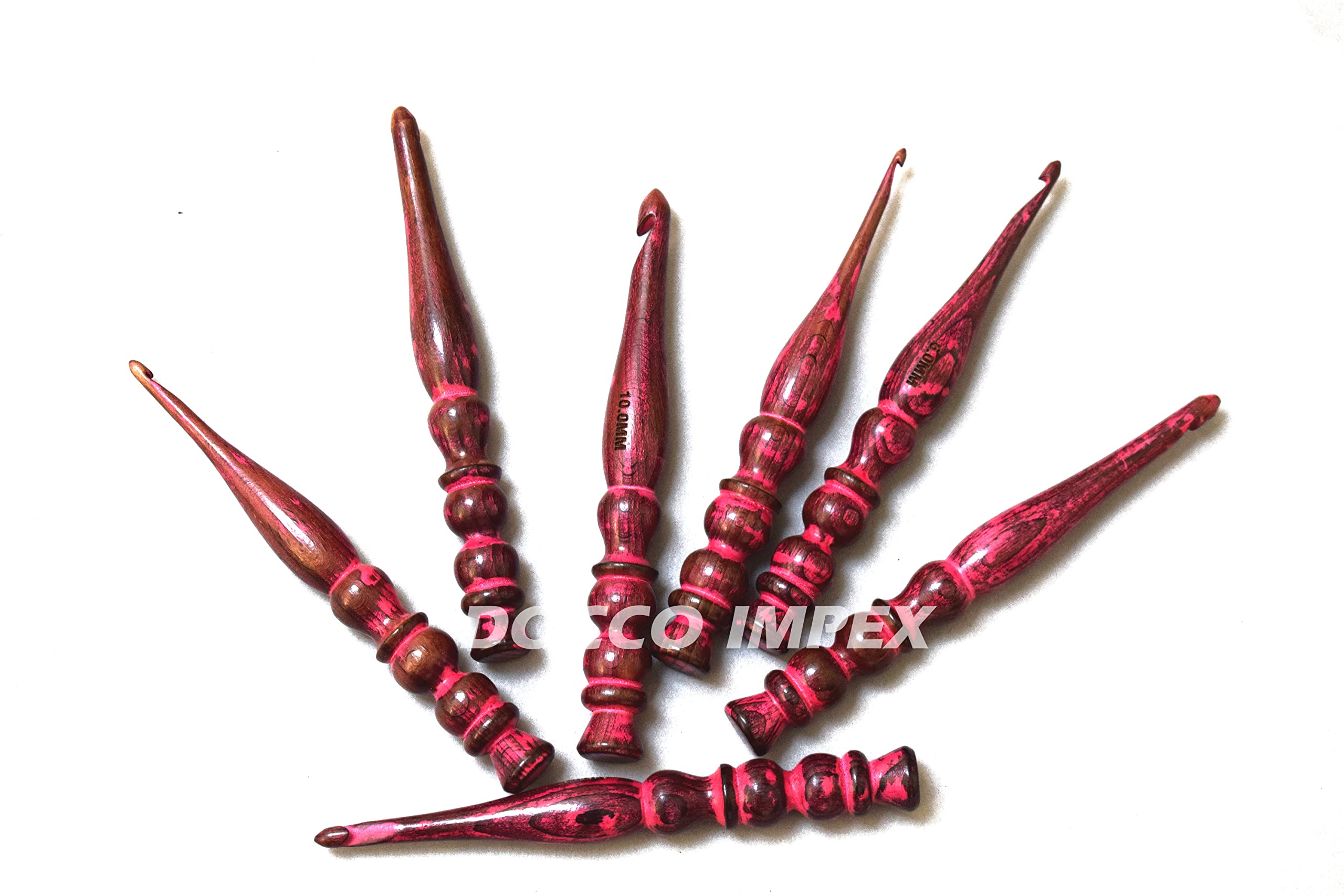 7 mm haaknaald, ergonomische handgreep voor artritische handen, extra lange breinaalden voor beginners en haakgaren (7 mm