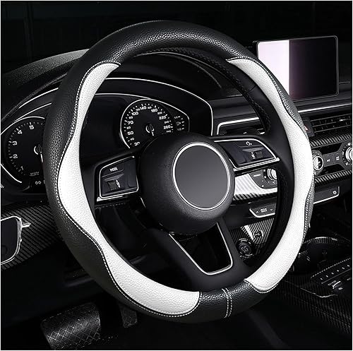 BubabyZZ Funda para volante, antideslizante, transpirable, cómoda, de piel sintética, accesorios de automóvil lindos para mujeres y niñas, protector BubabyZZ Funda para volante, antideslizante, transpirable, cómoda, de piel sintética, accesorios de automóvil lindos para mujeres y niñas, protector