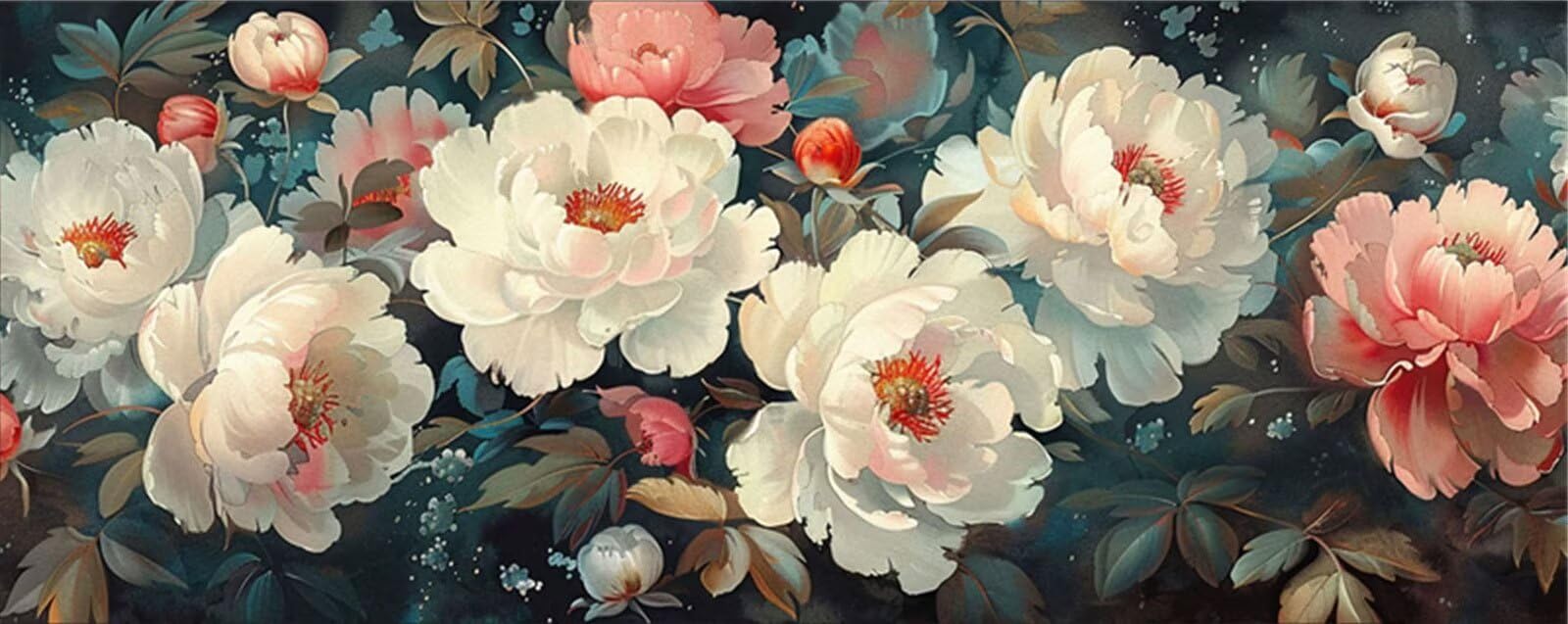 Amazon | ダイヤモンドアート スクエアビーズ 牡丹の花 ダイヤモンド