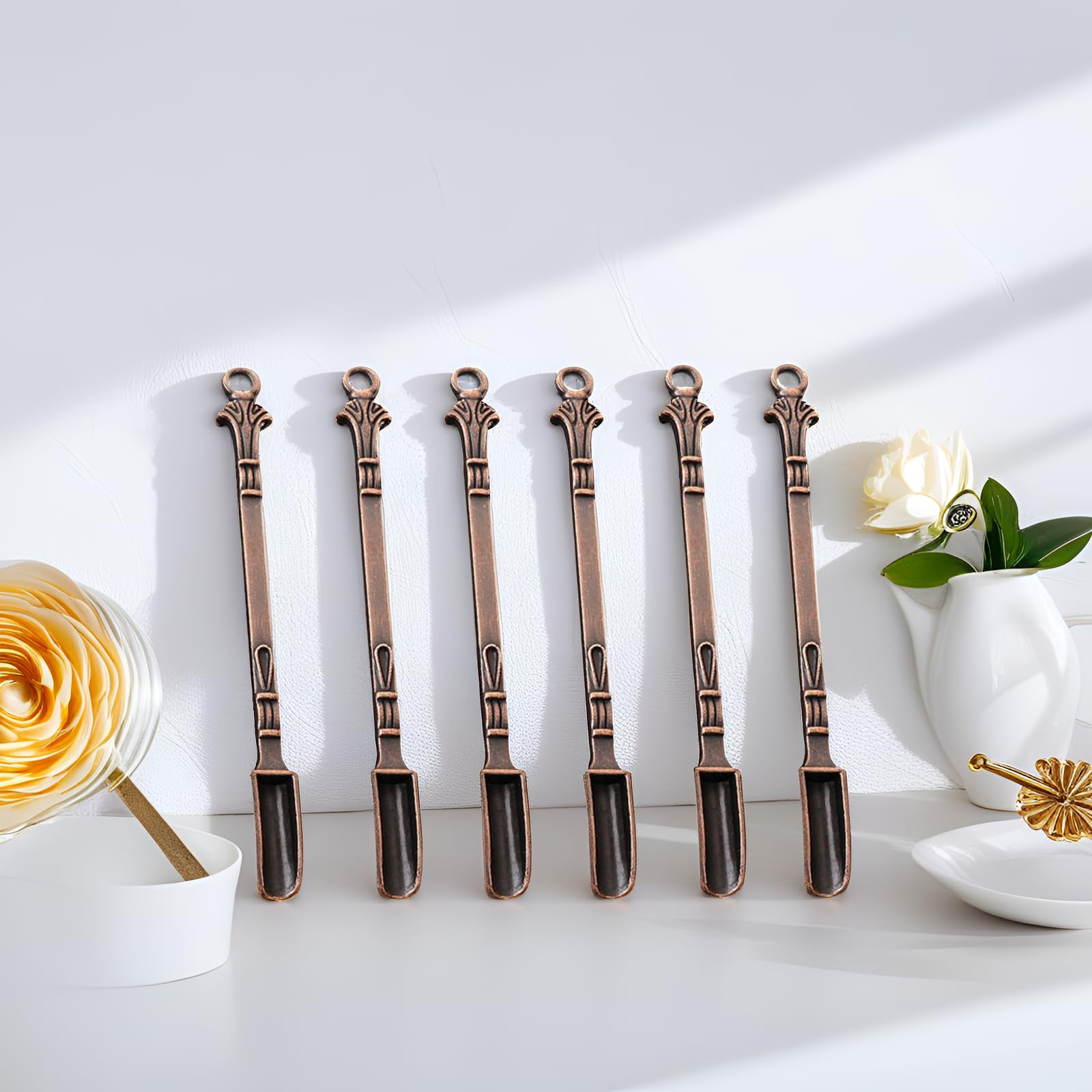 Vollrath 46588 Stainless Steel 6-Piece Oval Measuring Spoon Set