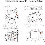 Urban Infant Pipsqueak Small Pillow - Mini 11x7 - Tiny Pillow for Travel, Dogs, Kids and Chairs - Gray