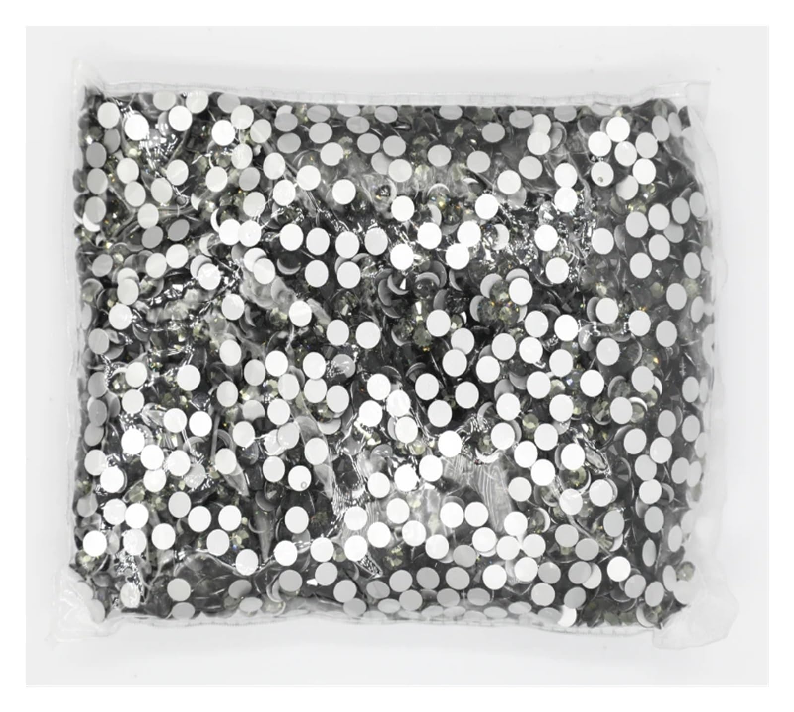 LIUCH 14400 pezzi SS3-SS20 Flatback non hotfix cristallo strass glitter cristallo for decorazione nail art(Black Diamond,SS5 14400pcs)