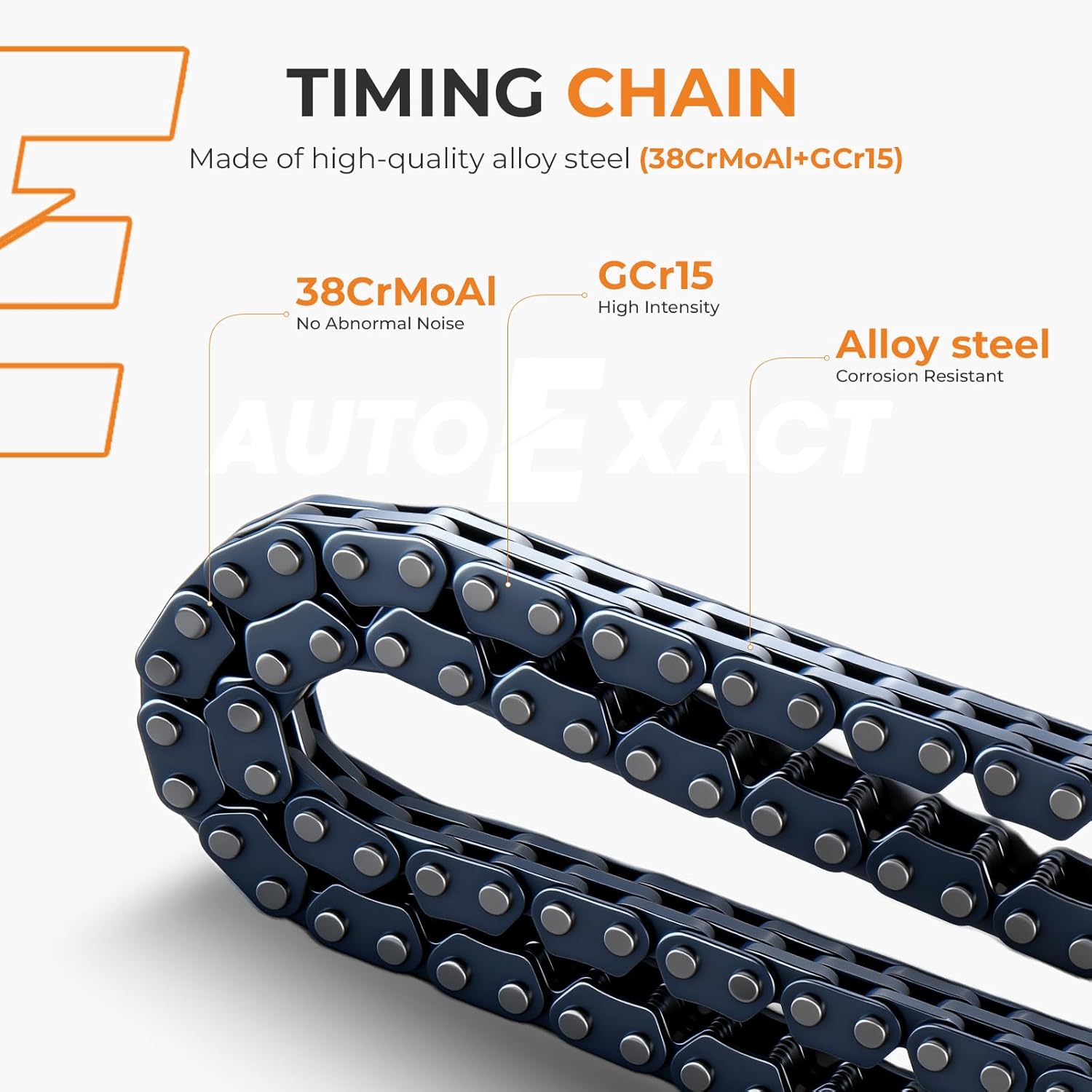 Autoexact 24350-2E700 Engine Timing Chain Kit w/VVT Camshaft Sprockets Intake & Exhaust Gear Fit for 2.0L 2017-2021 Hyundai Elantra Kona 2017-2025 Kia Forte Soul Seltos Replace 243212E010 24321-2E010