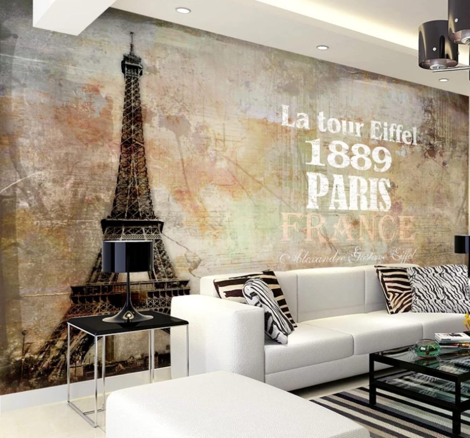 Retro Nostalgic Hand Drawn Architecture Art 3D Wallpaper Easy Install Feature Office Living Room Sofa Bedroom TV Background Wall Decoration-430cm×300cm