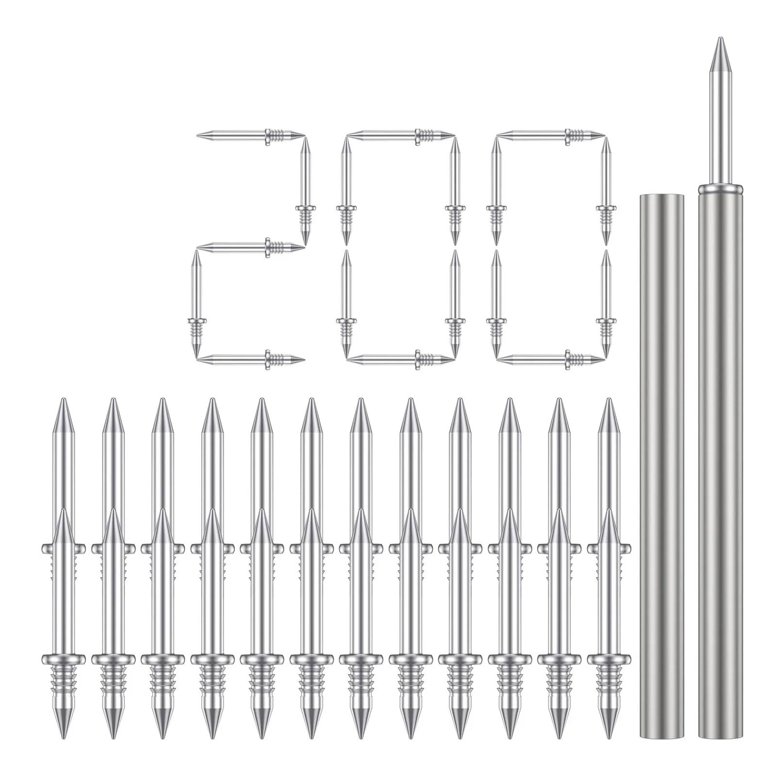 Zbiianxer 200 Only Comes With Rusts Resistant Metal Nails For Skirting Board Concealed Fixing Goat Horn And Strong Hold For Wet Areas Stable Fixing Nails
