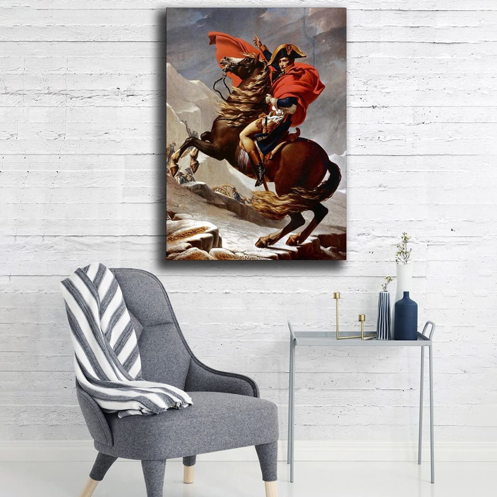 Amazon.com: ZBIN Napoleon Crossing The Alps by Jacques Louis David