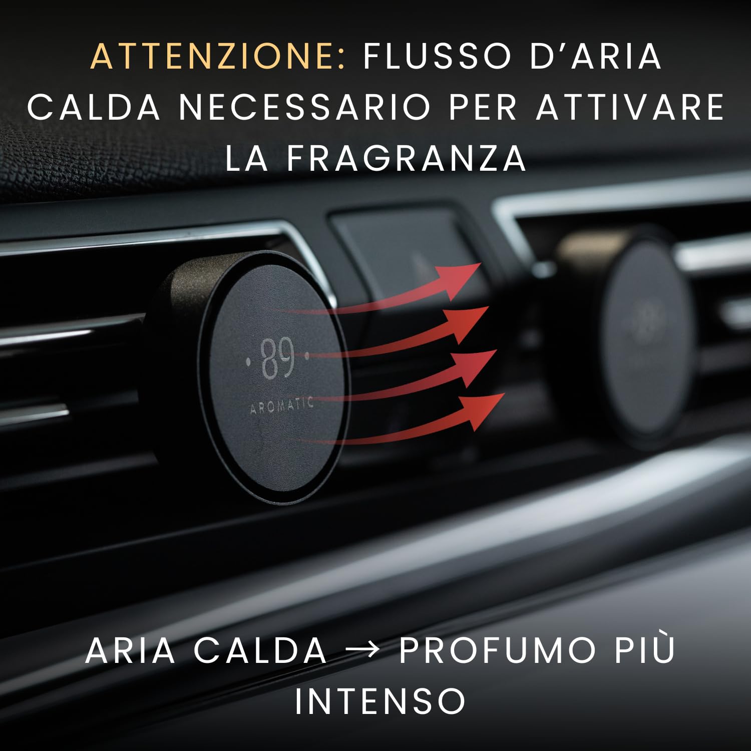 Aromatic • 89 • Profumo per auto, profumo auto, 12 mesi, deodorante per auto, profumo interno con 12 capsule di profumo, deodorante per auto, deodorante, rimuove gli odori, set regalo