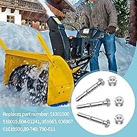 Vista 3 de 51001500 - Tornillos y tuercas de cizalla para soplador de nieve de 5/16 pulgadas, compatibles con soplador de nieve Ariens 510015 51001500 AM122156