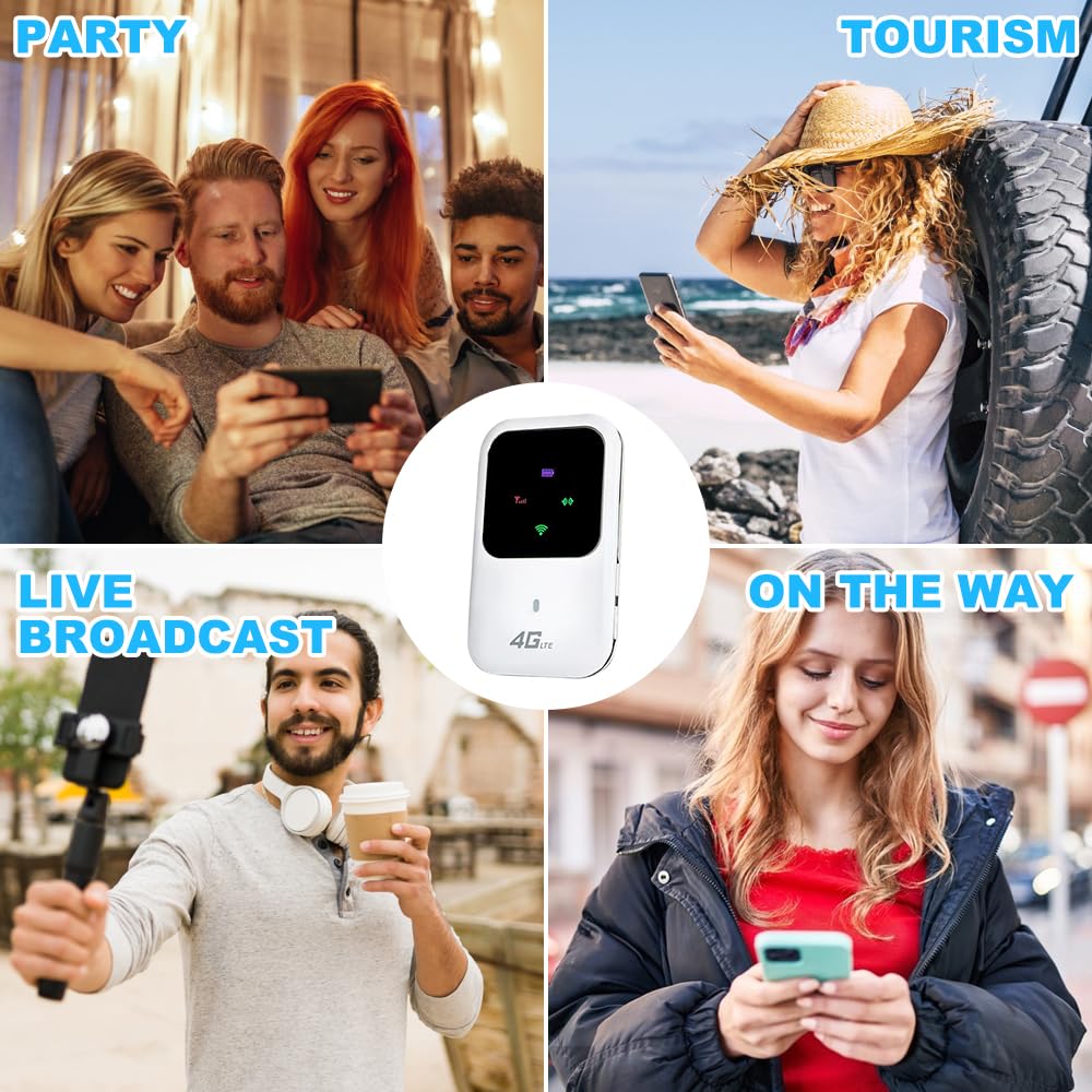 Ryoko Pro Portable Wifi, Portable Wifi Travel Router, Unlimited